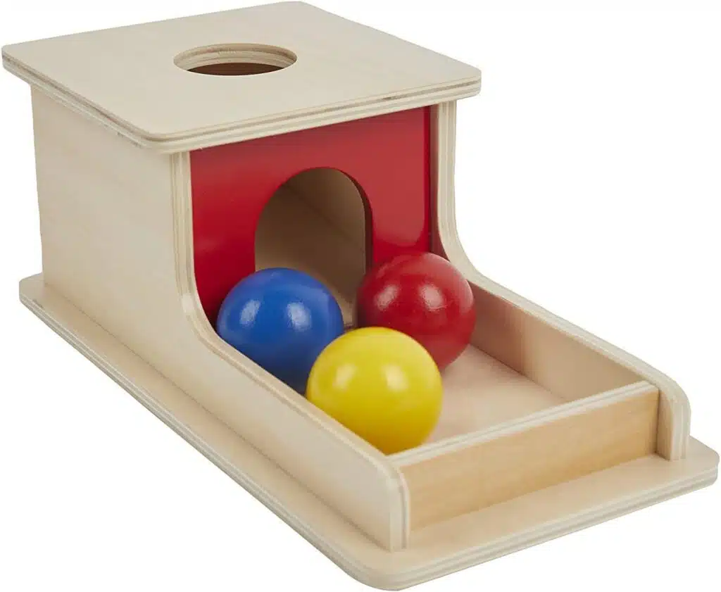 Jouet montessori boîte de permanence