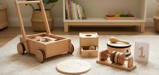 Cadeau 1 an : 5 jouets Montessori indispensables pour son développement