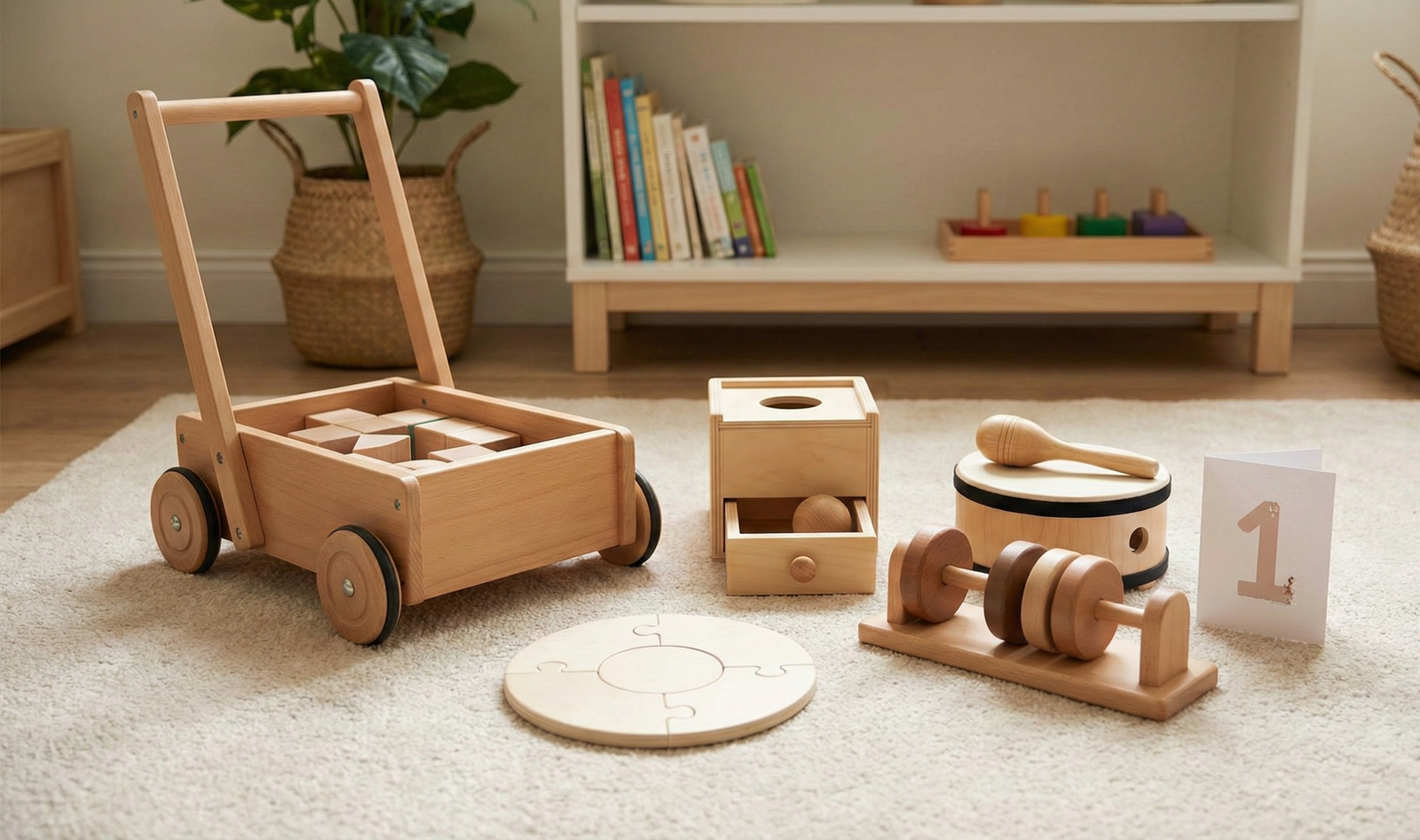 Cadeau 1 an : 5 jouets Montessori indispensables pour son développement