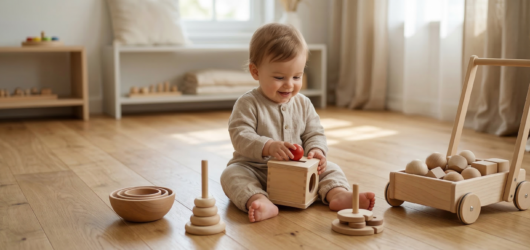 Cadeau 1 an : Les 5 jouets Montessori indispensables pour son développement
