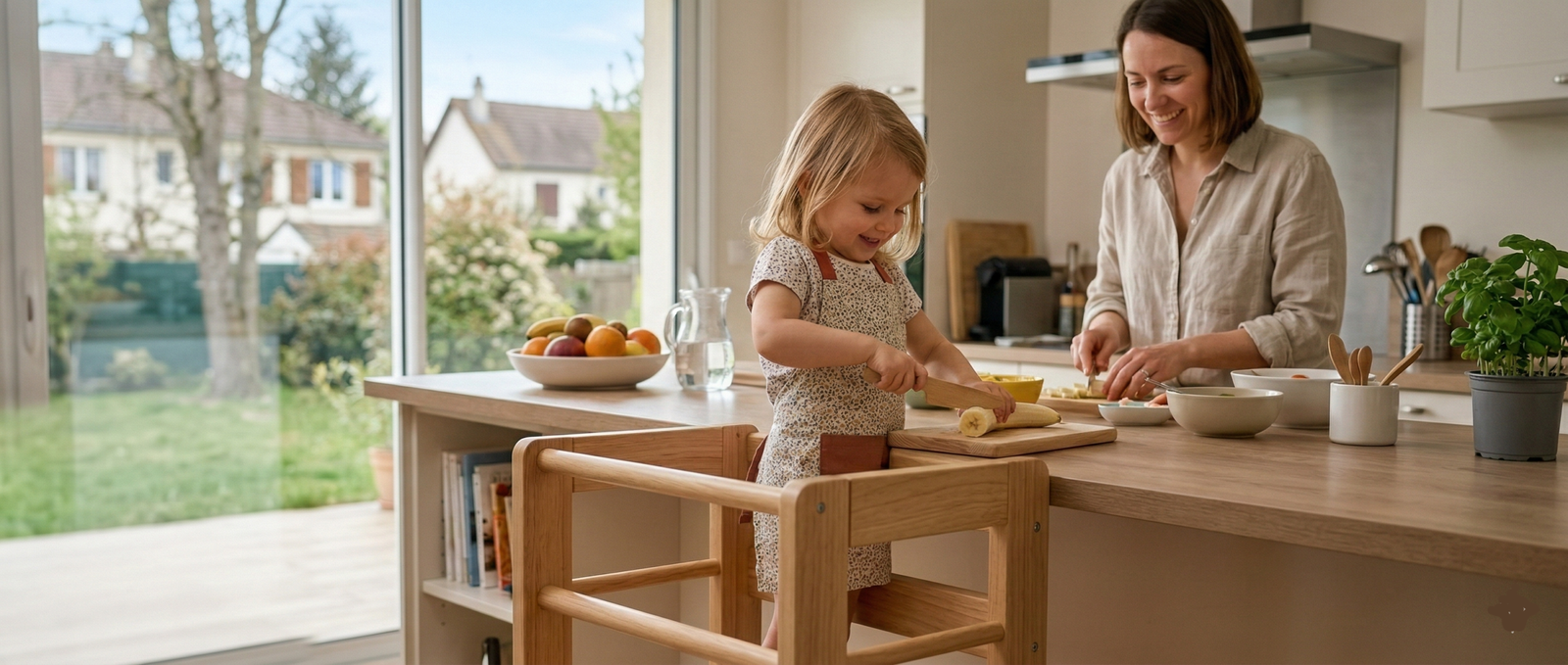 Autonomie : Pourquoi la tour d&rsquo;observation Montessori est l&rsquo;achat le plus utile pour votre enfant