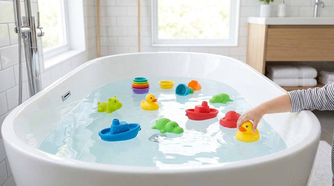 les jouets pour le bain